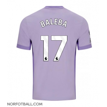 Billige Fotballdrakt Brighton Carlos Baleba #17 Replika Bortedrakt 2025-26 Kortermet